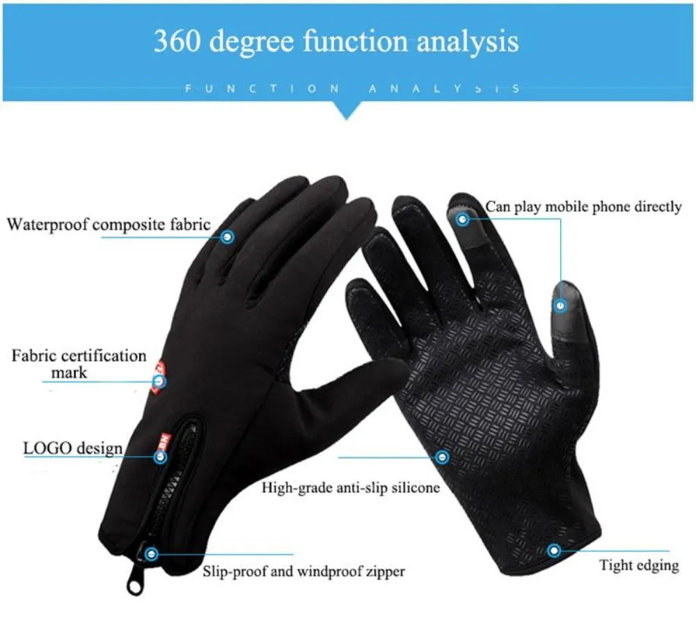wintertime gloves cold weather outside sports phonescreen touch mittens ✈️ free.shipping