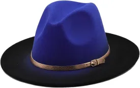 Women Men Winter Woolen Fedoras Top Hat Jazz Caps Round Caps Bowler Hats