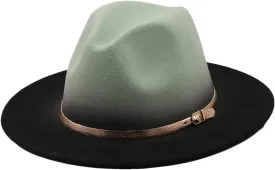 Women Men Winter Woolen Fedoras Top Hat Jazz Caps Round Caps Bowler Hats