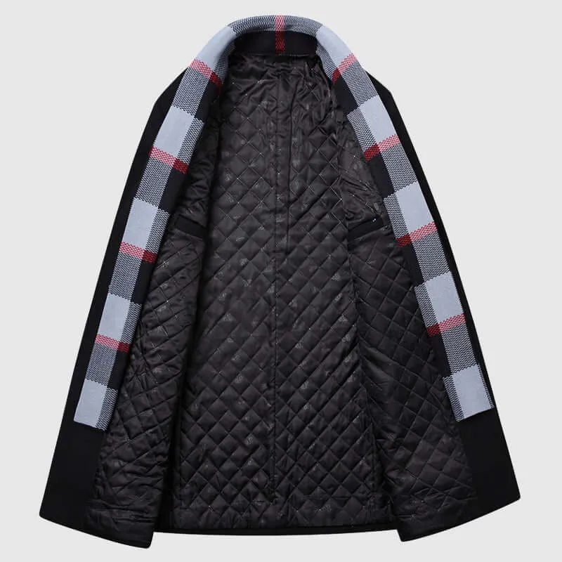 Women's Winter  Woolen Coat with Scarf Collar