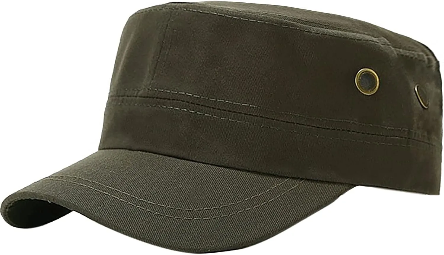 XYIYI Unisex Cotton Basic Cadet Army Cap Everyday Military Style Hat