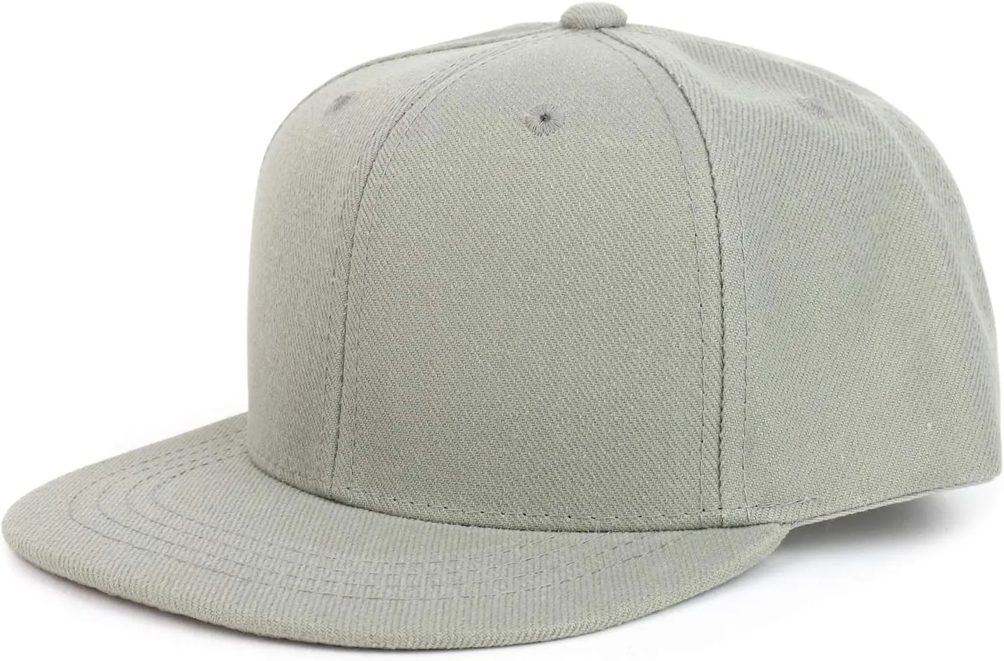 Youth Kid's Solid Color Flat Bill Snapback Baseball Cap